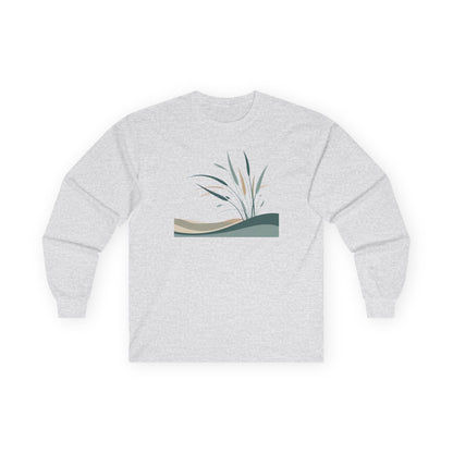 Ash | Whispers in the Breeze Long Sleeve Tee, front view