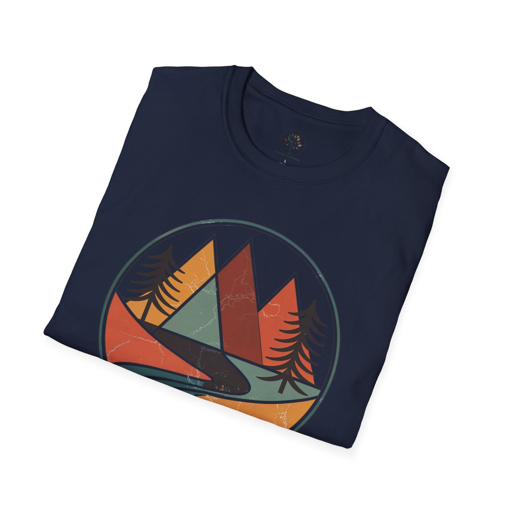 Navy | Retro Horizon, folded view