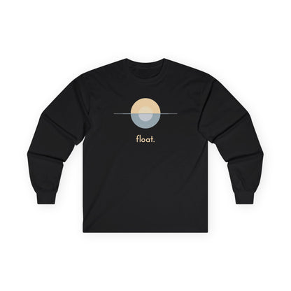 Black | Float Long Sleeve Tee, front view