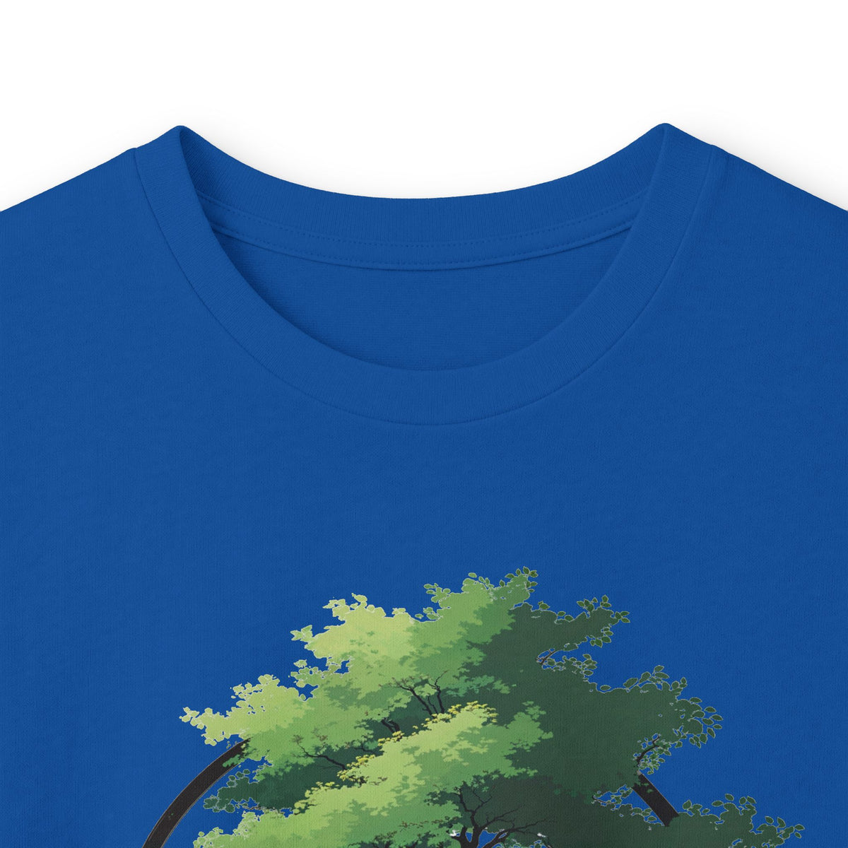 Royal | The Zen Tree Long Sleeve Tee, folded view
