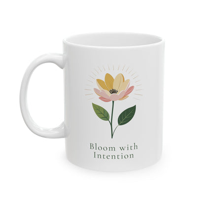 Bloom with intention Mug
