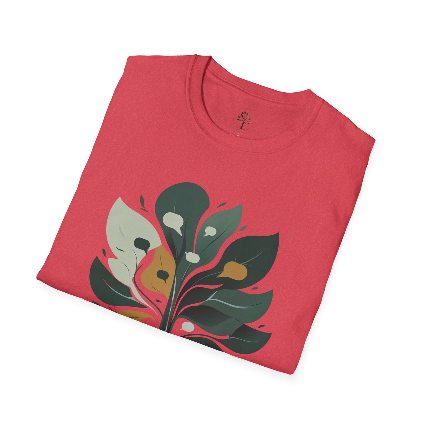 Heather Red | Speak Softly, Grow Strong!, folded view