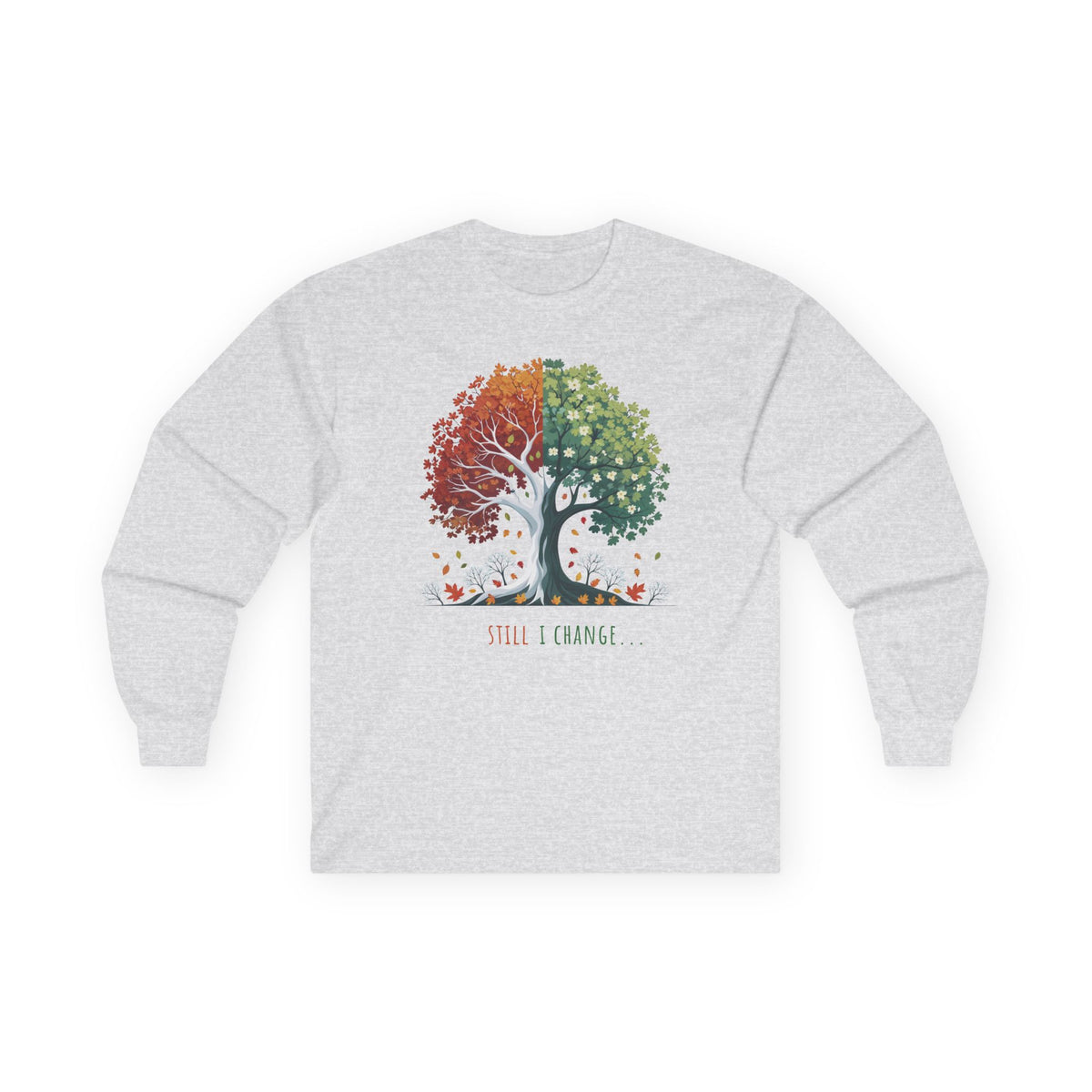 Ash | Still I Change Long Sleeve Tee, front view