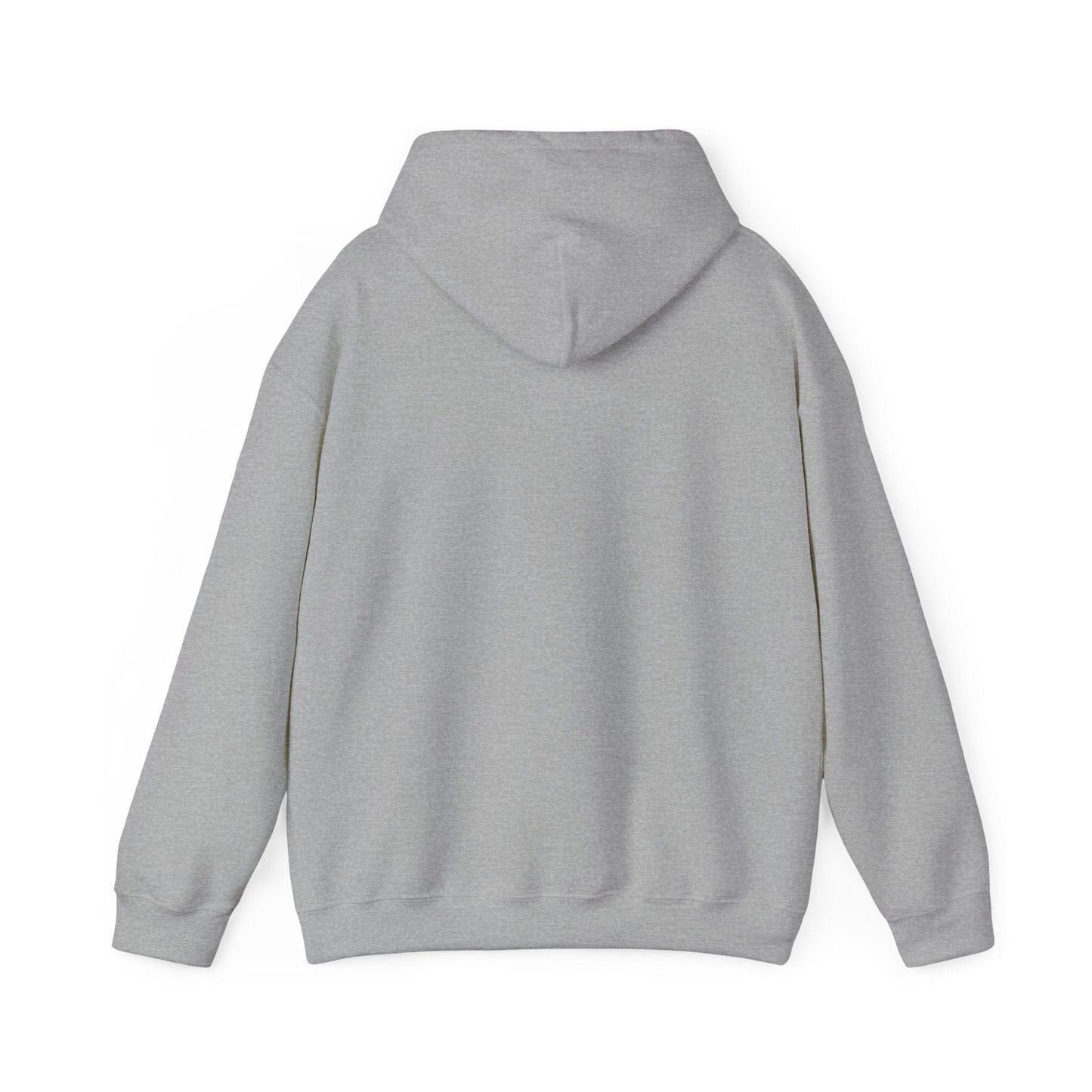 Sport Grey | Small front logo Hoodie, back design view