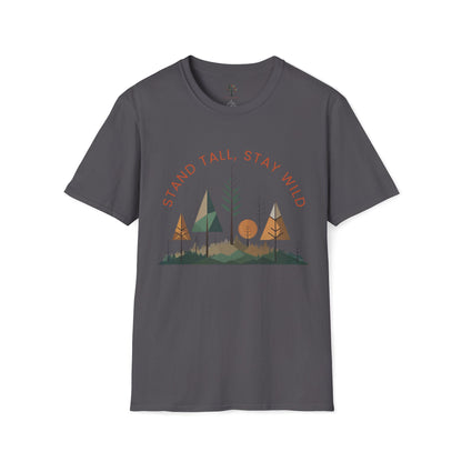 Charcoal | Stand Tall, Stay Wild, front view