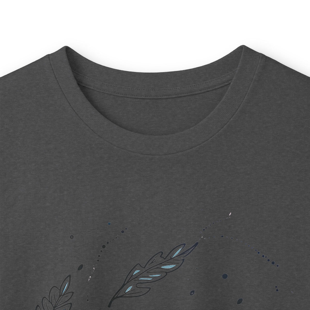 Dark Heather | Autumn Drift Long Sleeve Tee, folded view