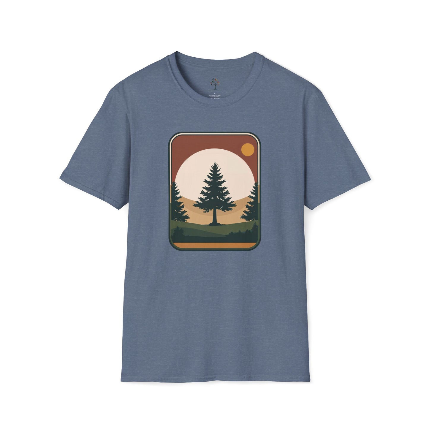 Heather Indigo | Horizon Badge, front view