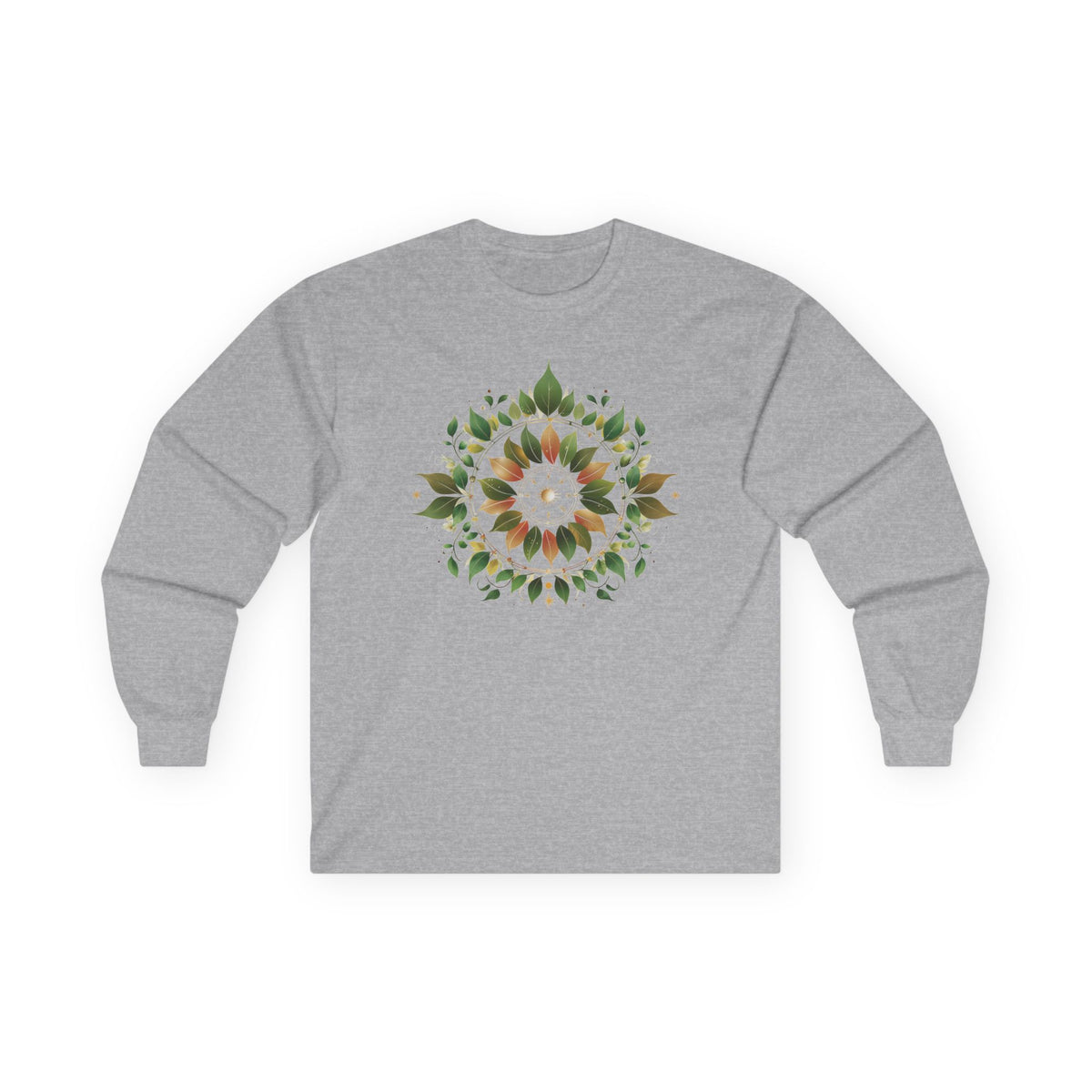 Sport Grey | Eclipse Garden Long Sleeve Tee, front view