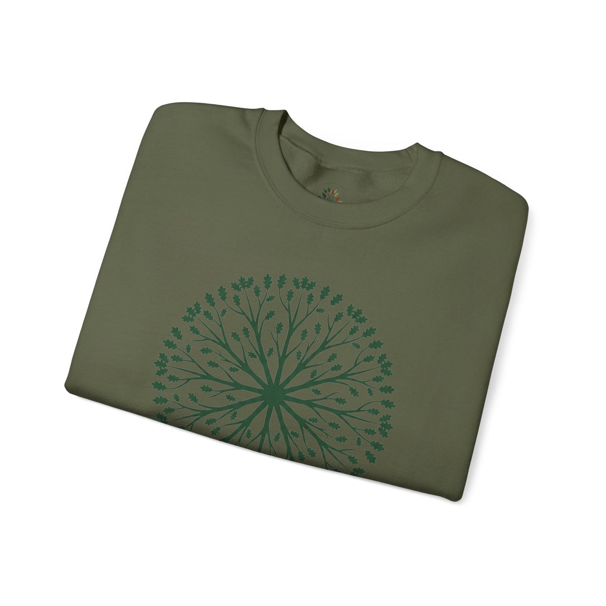 Military Green | Connected Sweatshirt, folded view