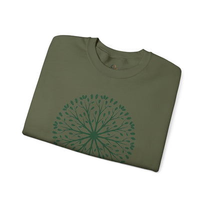 Military Green | Connected Sweatshirt, folded view