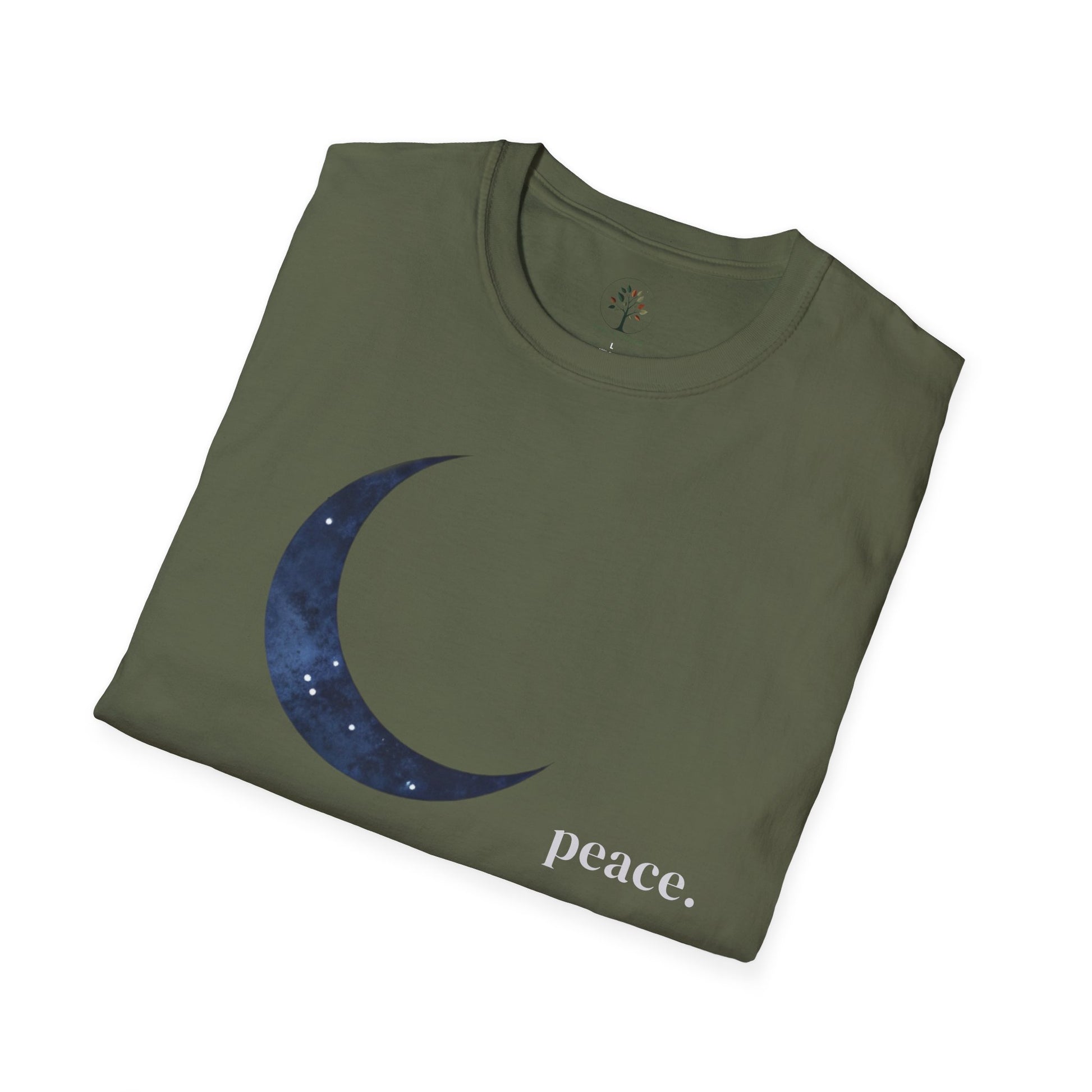 Military Green | Moonlit Peace, folded view