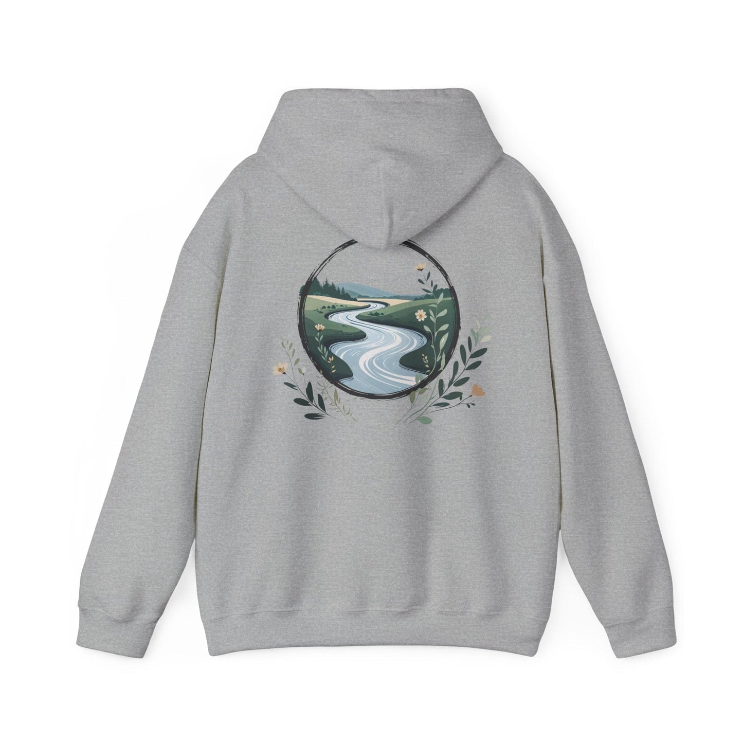 Sport Grey | River of Grace Hoodie, back design view