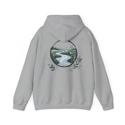 Sport Grey | River of Grace Hoodie, back design view