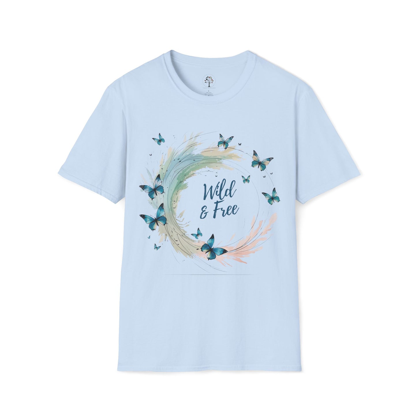 Light Blue | Wild & Free, front view