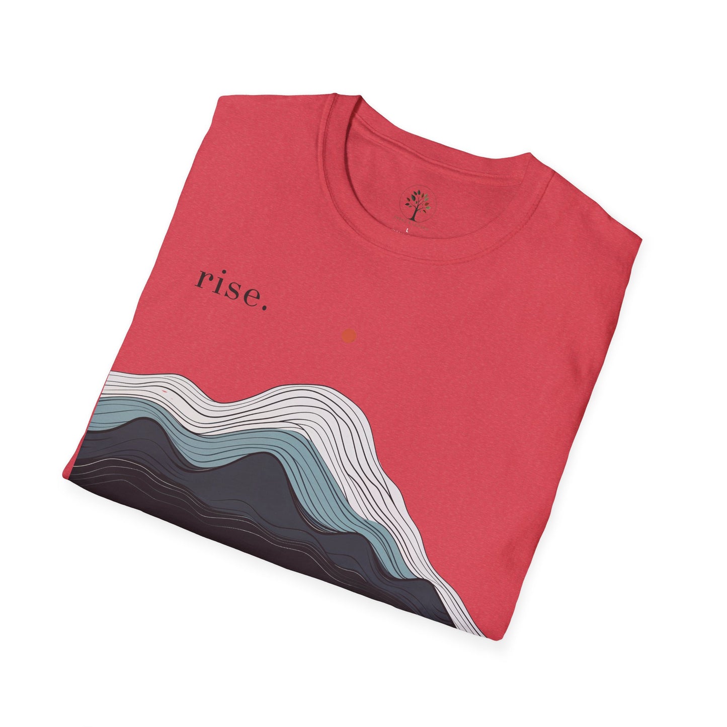 Heather Red | Rise, folded view