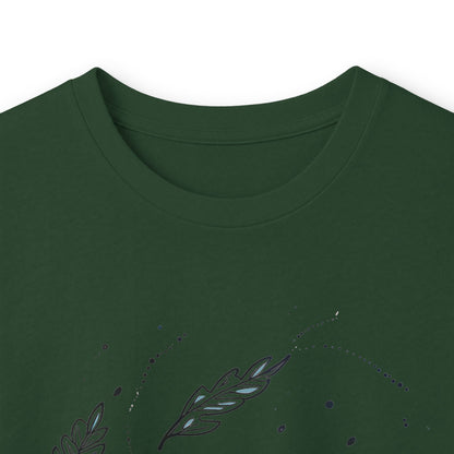 Forest Green | Autumn Drift Long Sleeve Tee, folded view