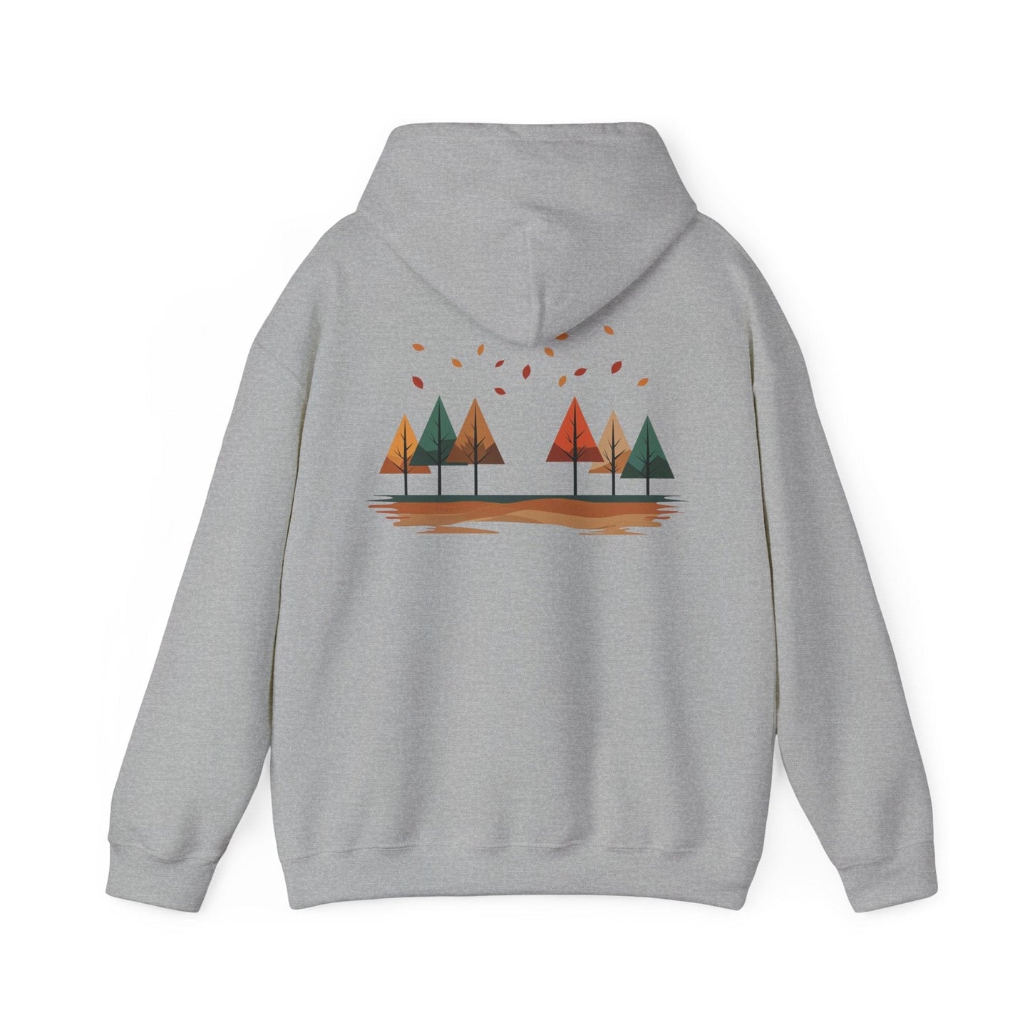 Sport Grey | Horizon Fall Hoodie, back design view