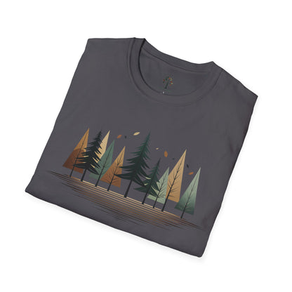 Heather Navy | Forest Rhythm, folded view