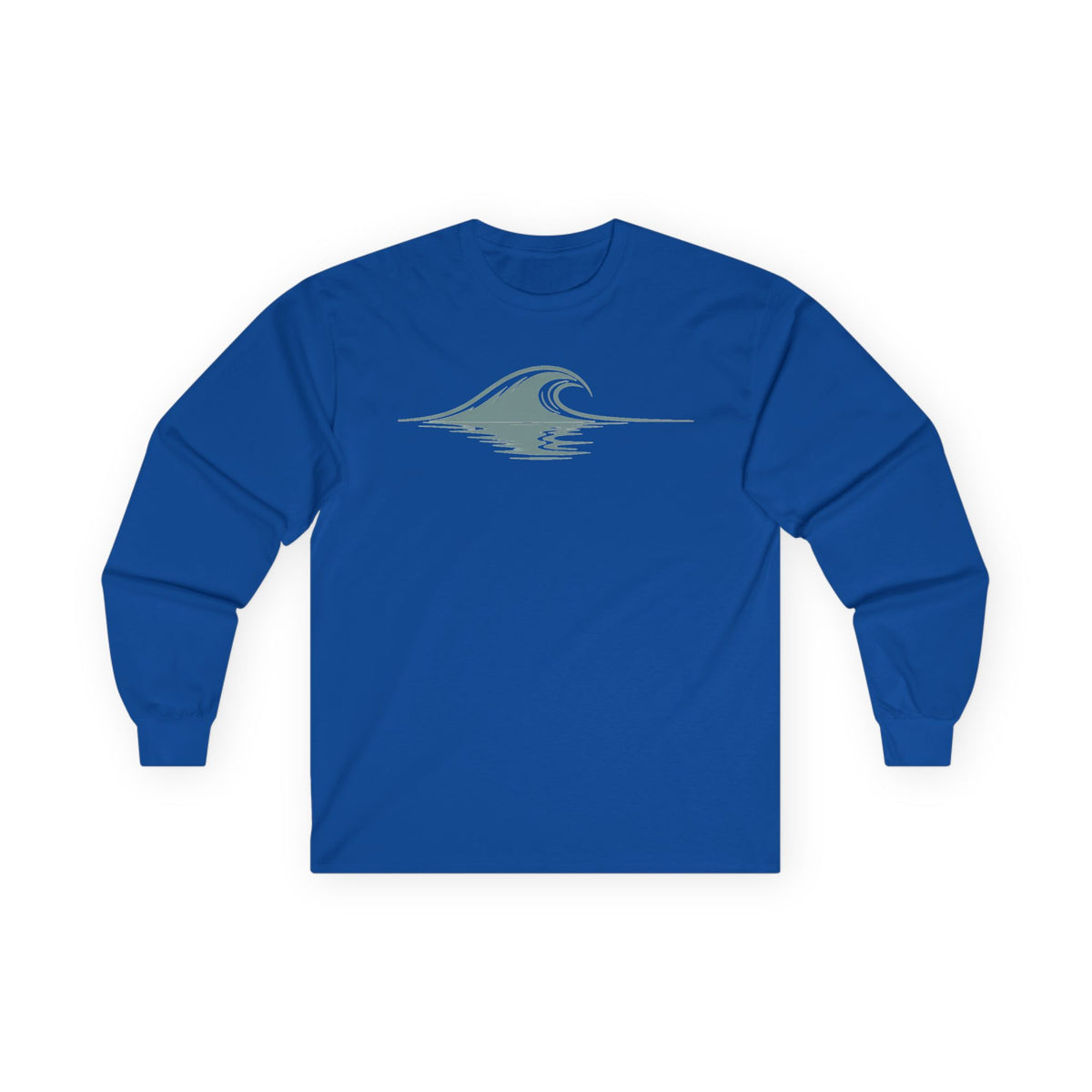 Royal | Drifted Long Sleeve Tee, front view