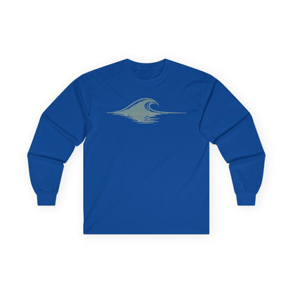 Royal | Drifted Long Sleeve Tee, front view