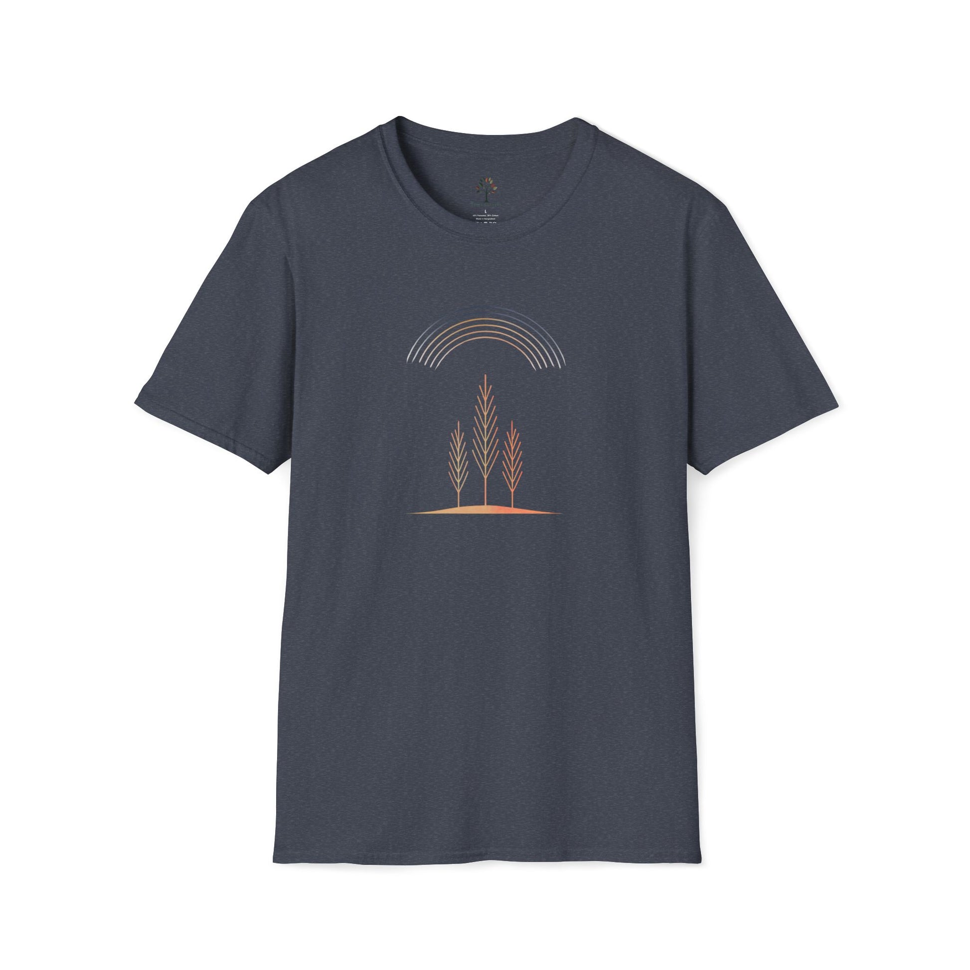 Heather Navy | Quiet Arc, front view