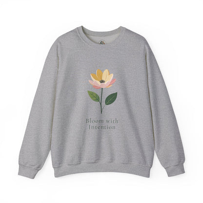 Sport Grey | Bloom with intention Sweatshirt, front view