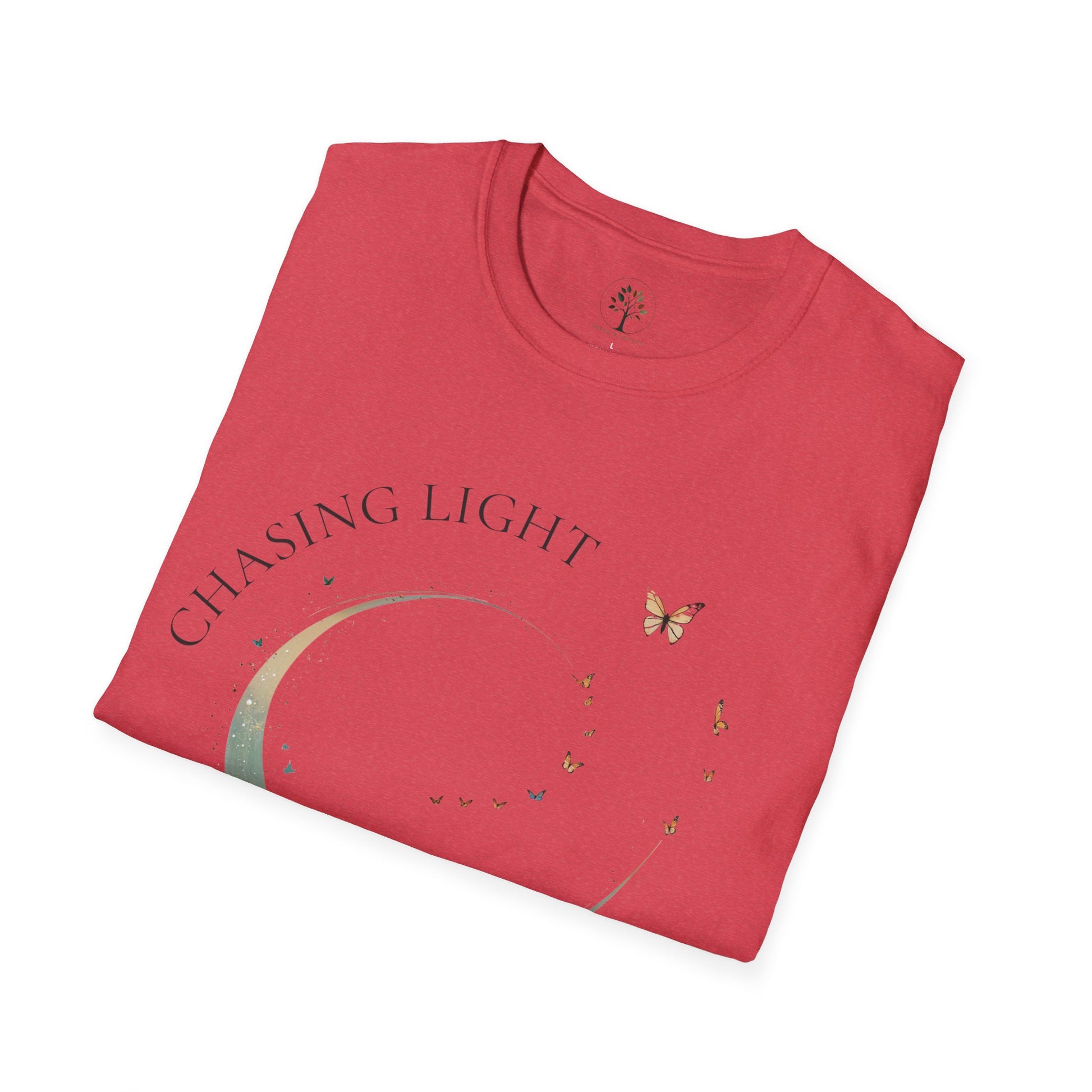 Heather Red | Chasing Light, folded view