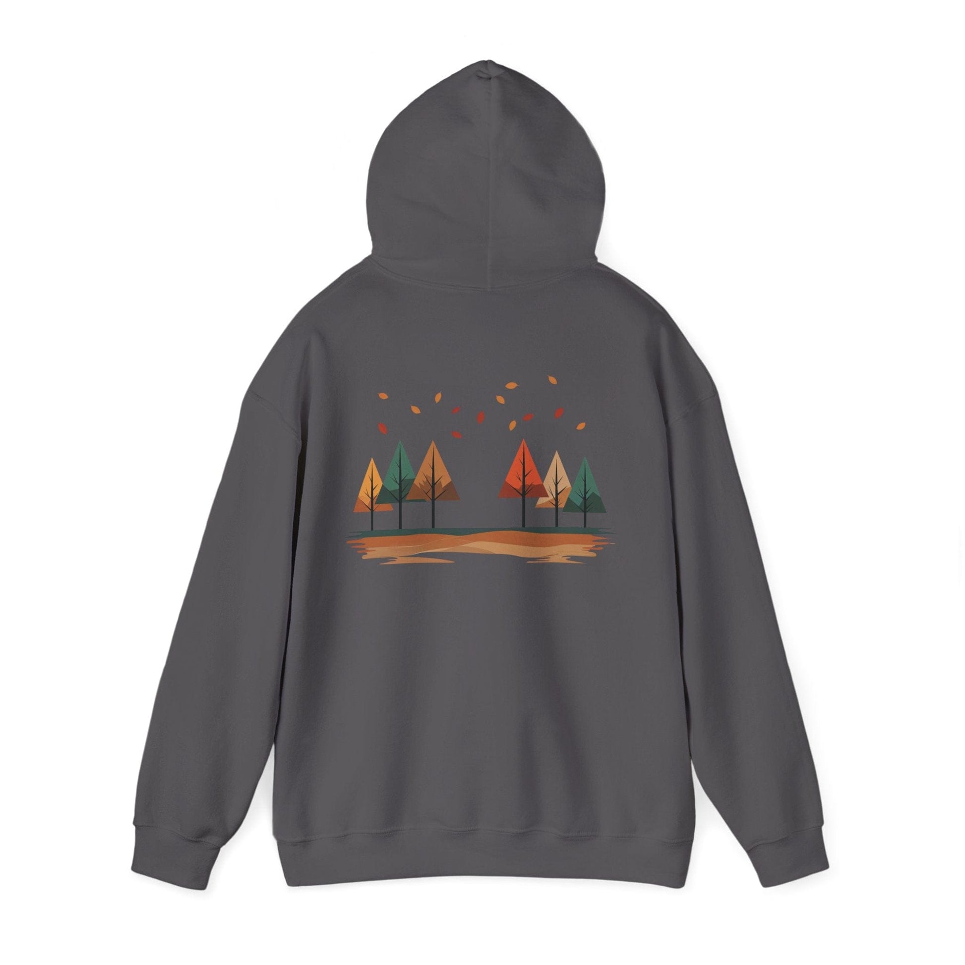 Charcoal | Horizon Fall Hoodie, back view 2