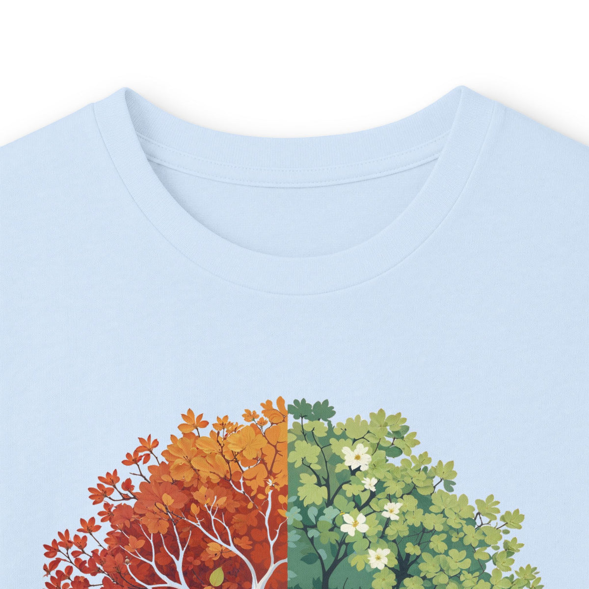 Light Blue | Still I Change Long Sleeve Tee, folded view