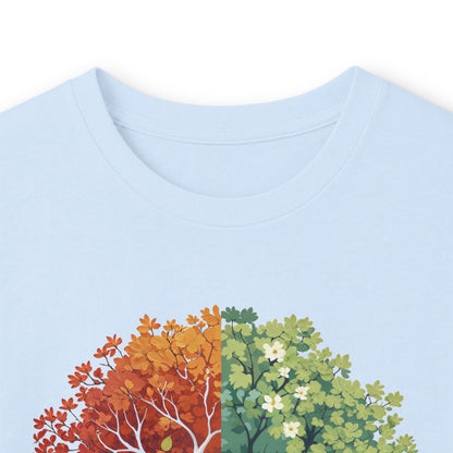 Light Blue | Still I Change Long Sleeve Tee, folded view