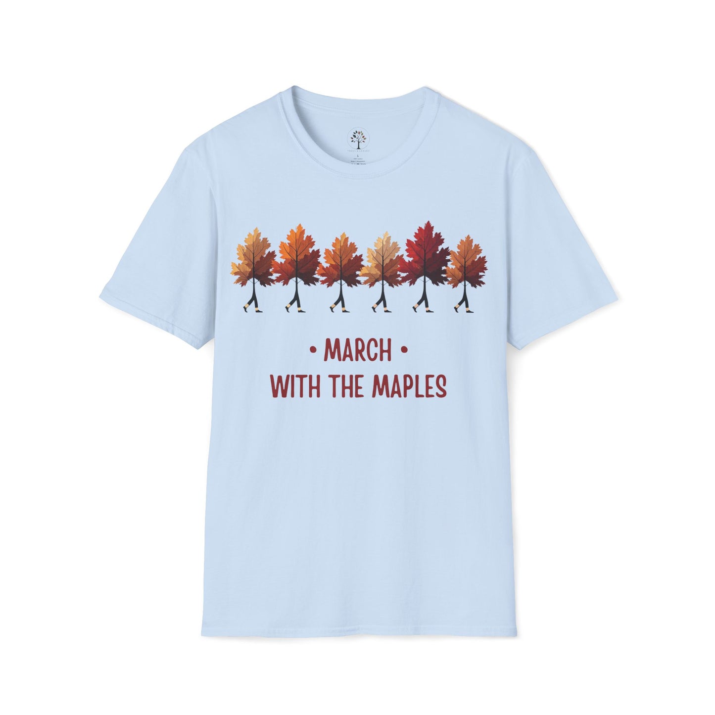 Light Blue | March with the Maples, front view