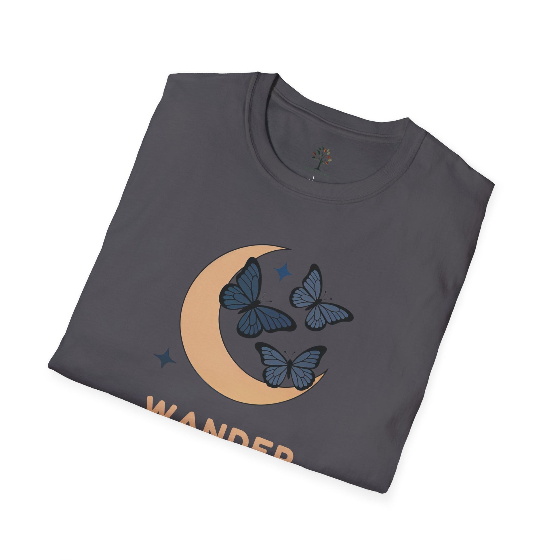 Charcoal | Wander under the Moon, folded view