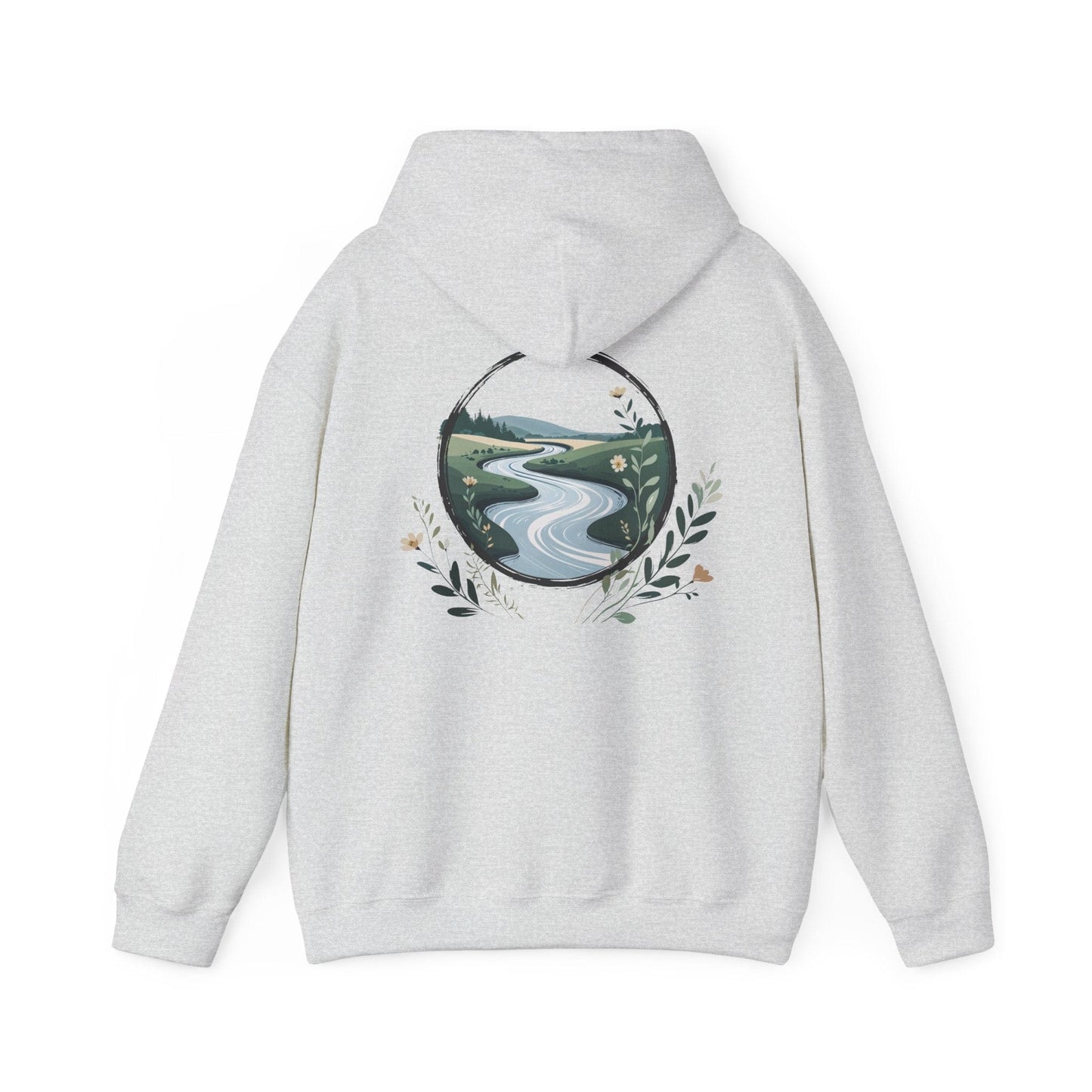 Ash | River of Grace Hoodie, back design view