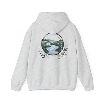 Ash | River of Grace Hoodie, back design view
