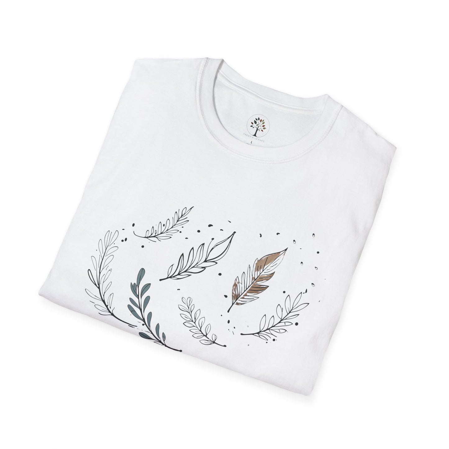 White | Wind Whispers, folded view