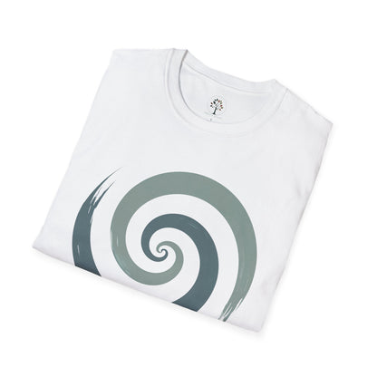 White | Spiral, folded view
