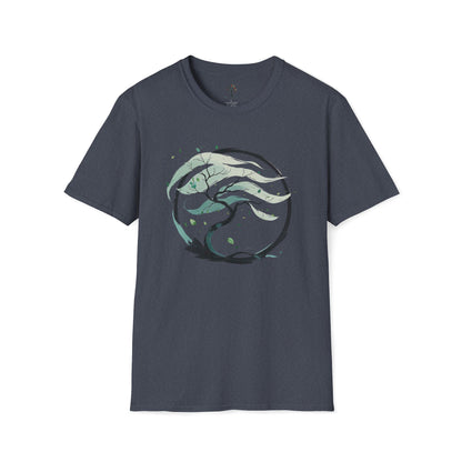 Heather Navy | Winds of Growth, front view
