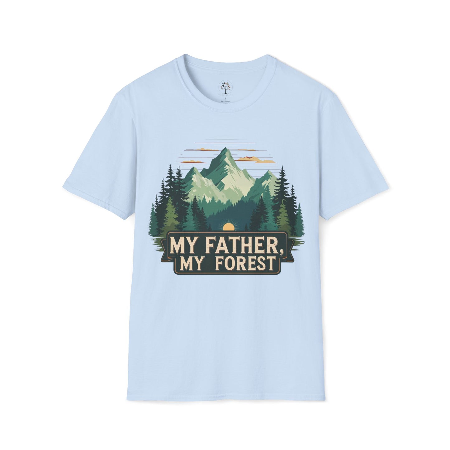 Light Blue | My Father, My Forest, front view