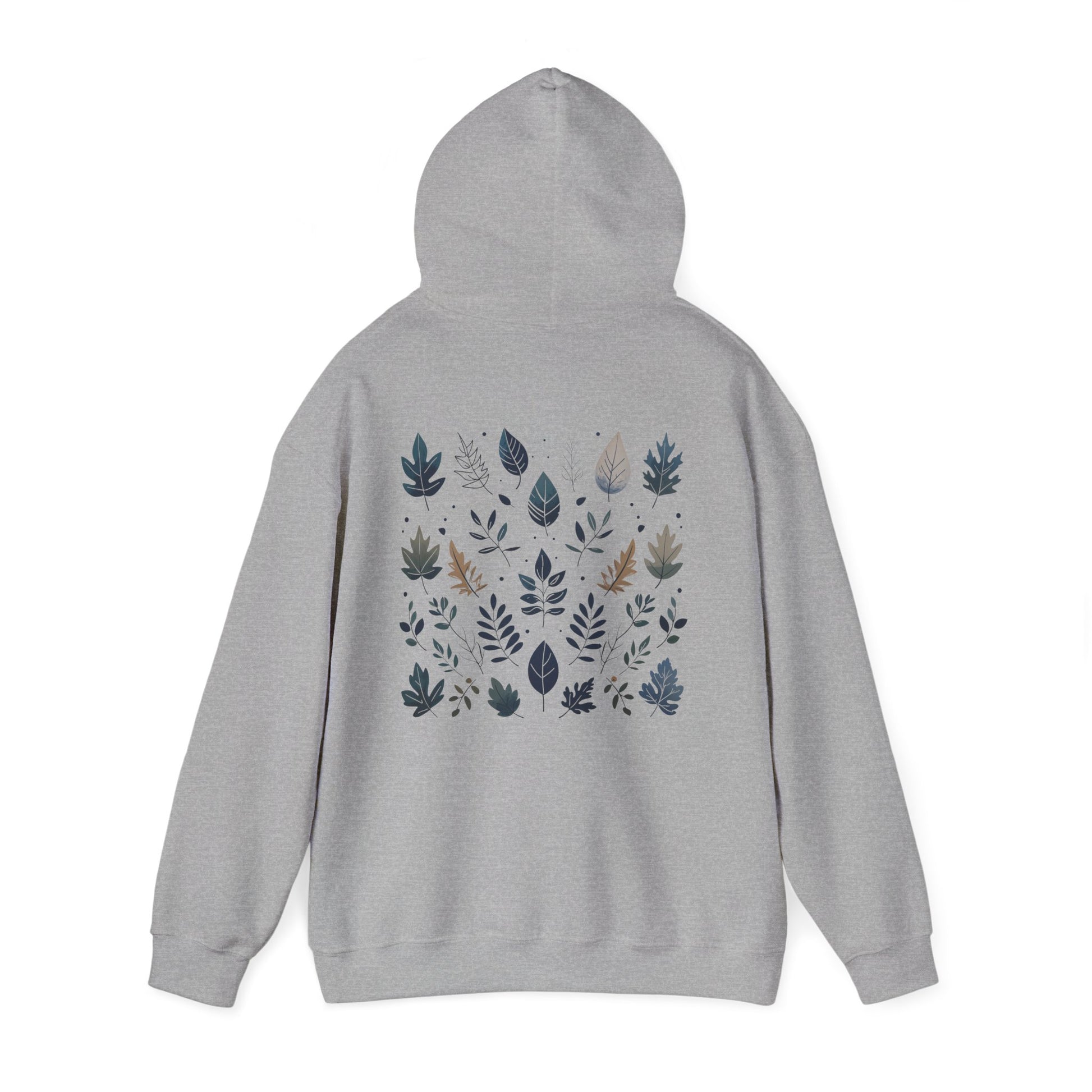 Sport Grey | Botanical Harmony Hoodie, back view 2