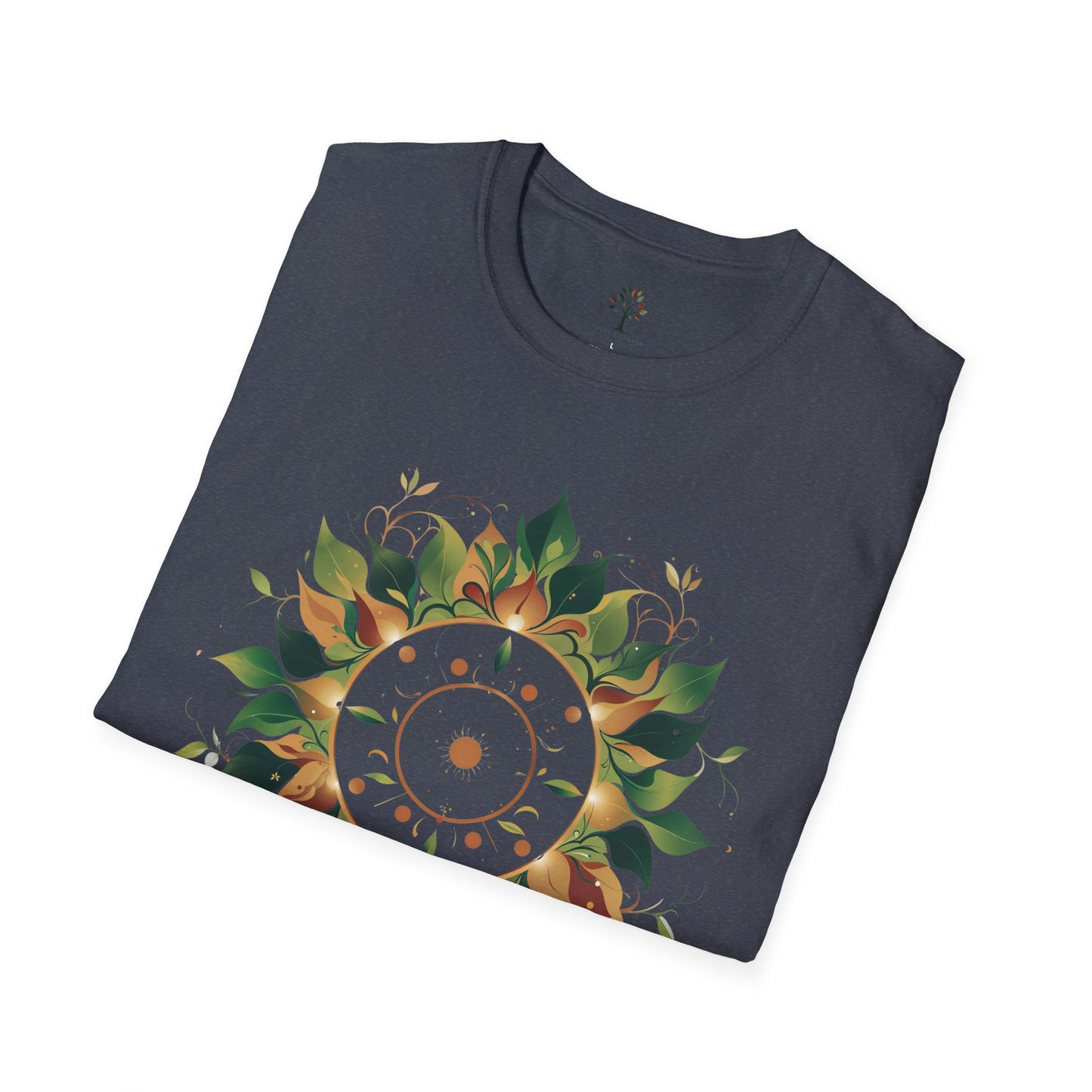 Heather Navy | Solar Bloom, folded view