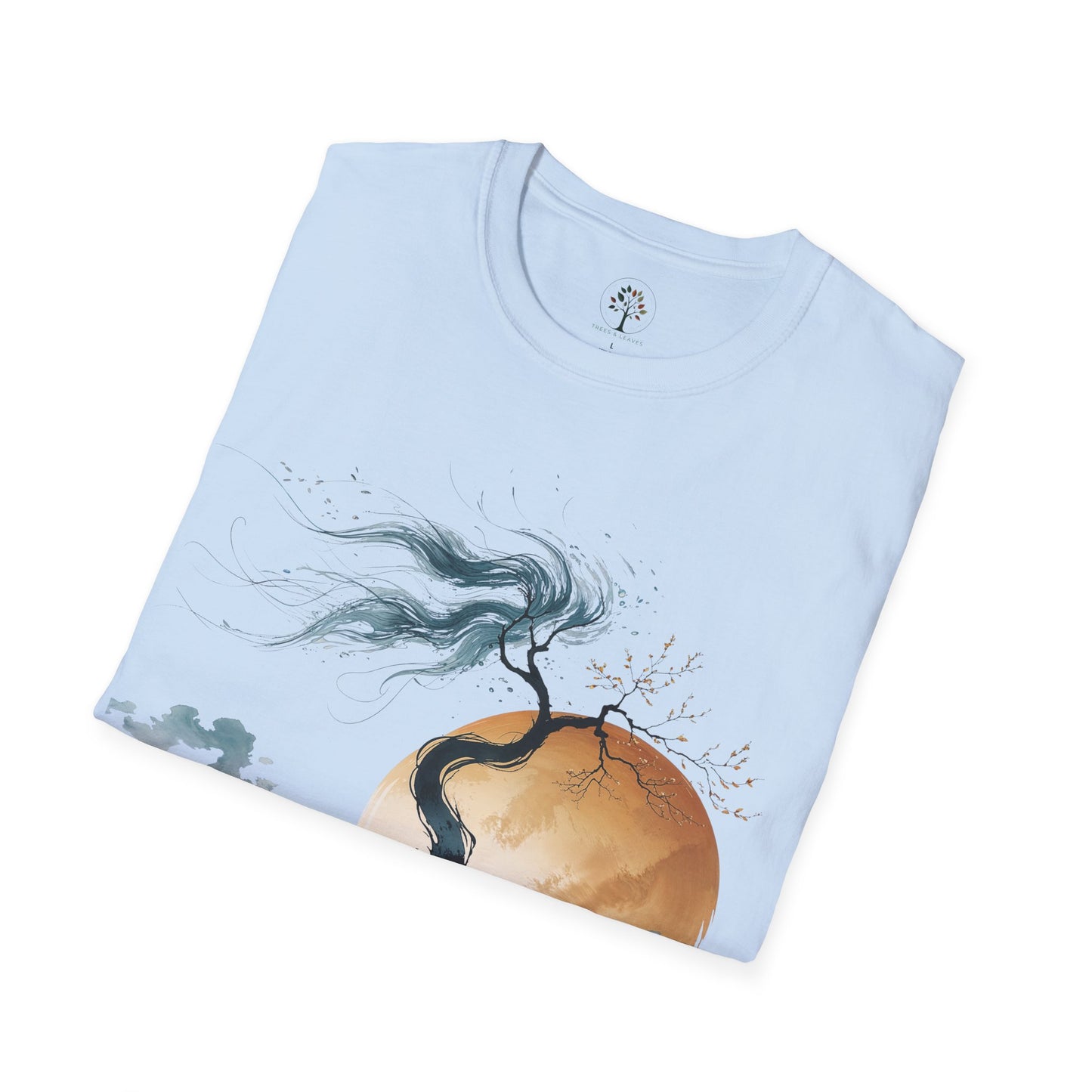 Light Blue | Golden Solitude, folded view