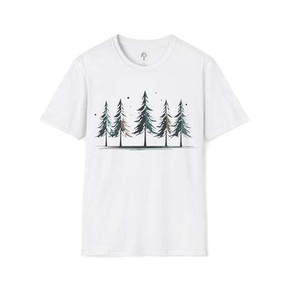 White | Evergreen Stillness, front view