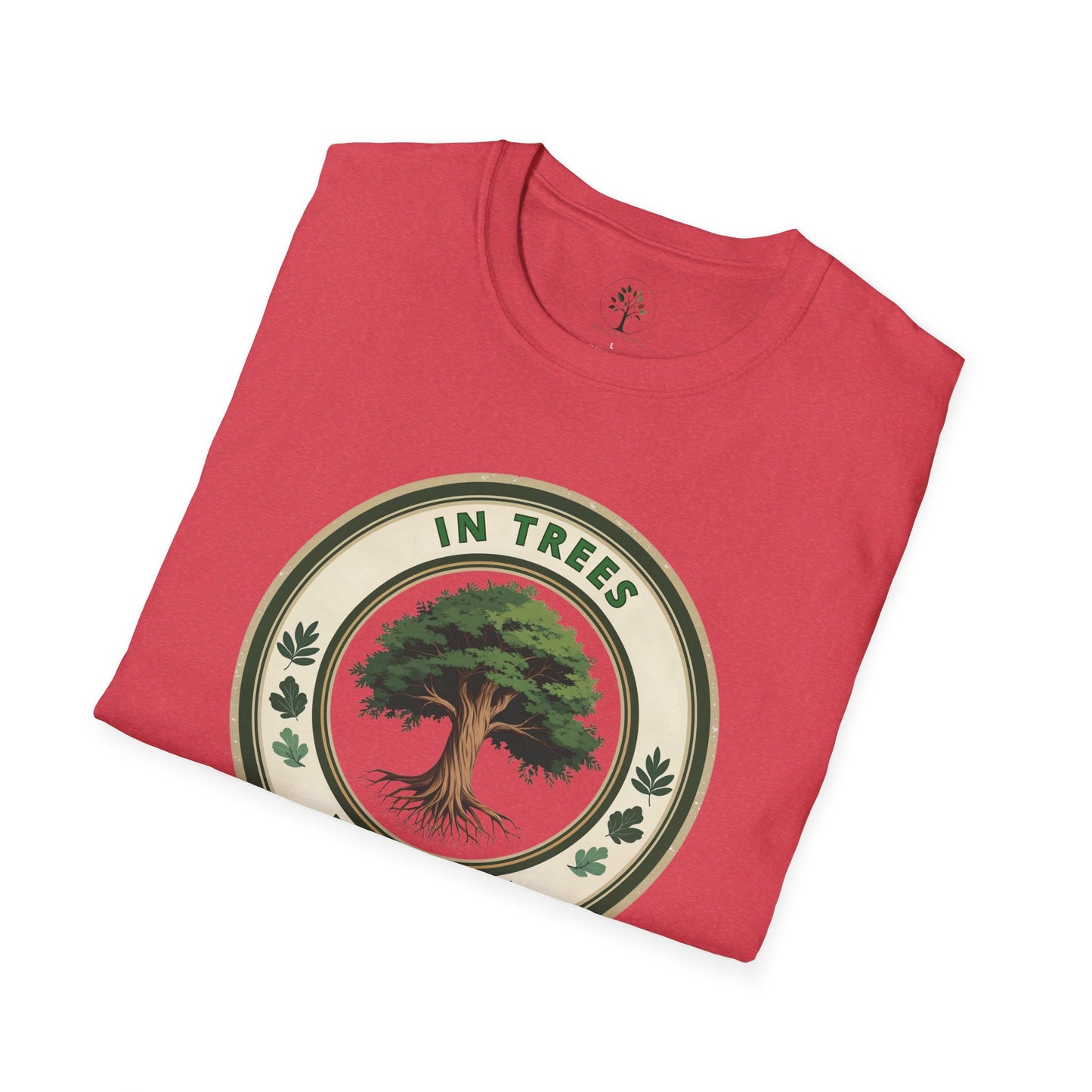 Heather Red | In Trees We Trust, folded view