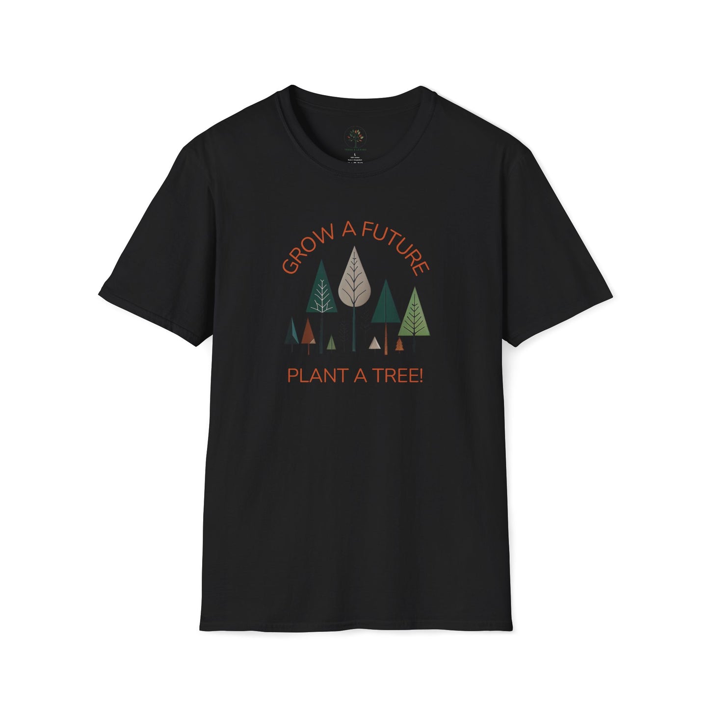 Black | Grow a Future, Plant a Tree!, front view