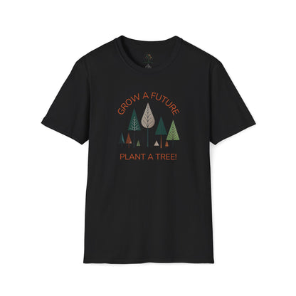 Black | Grow a Future, Plant a Tree!, front view