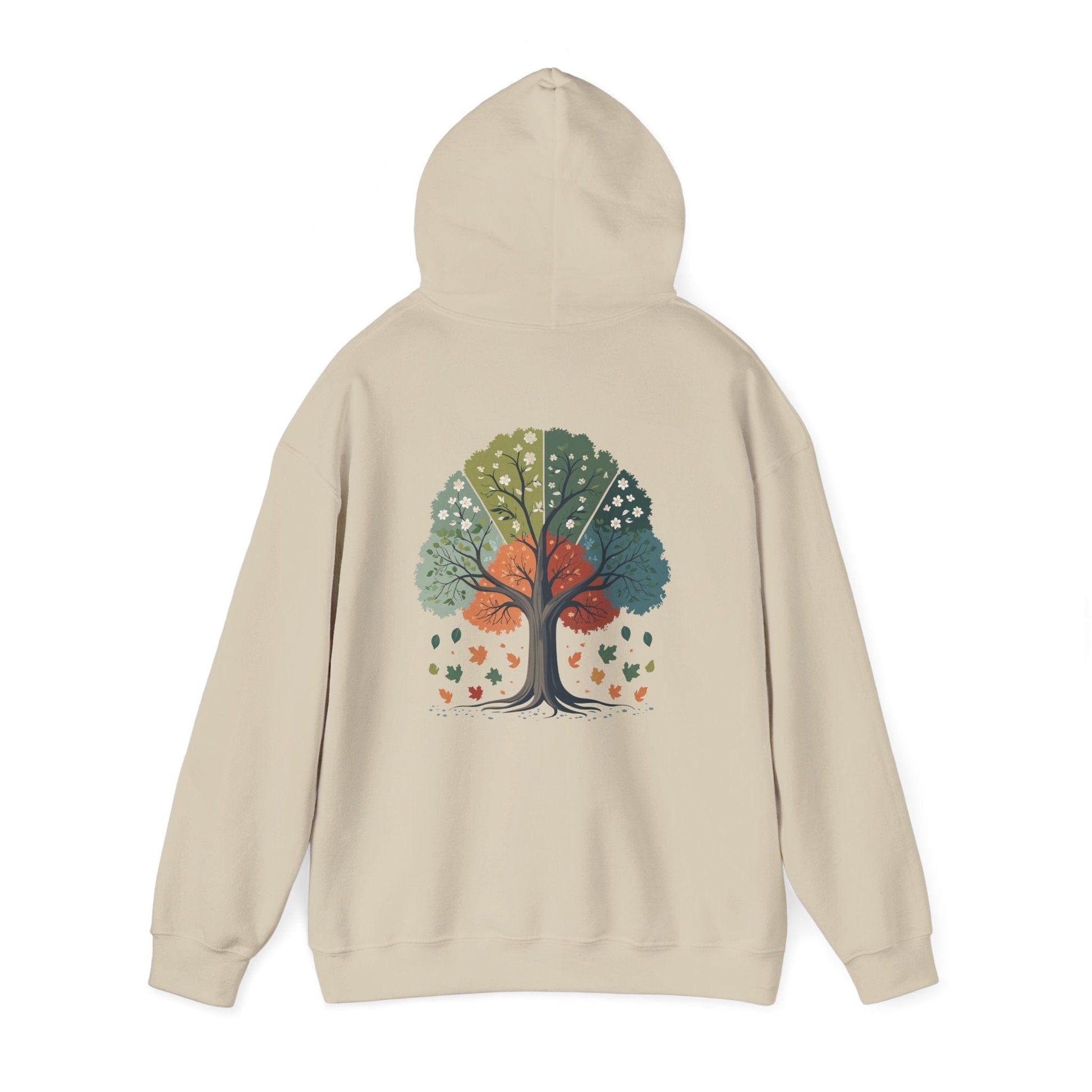 Sand | Circle of Seasons Hoodie, back view 2