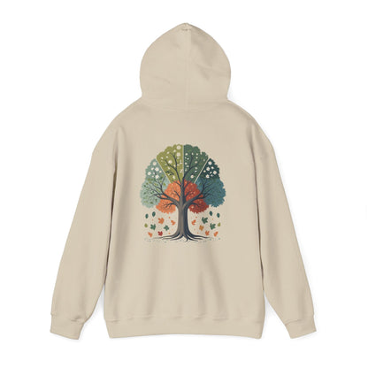 Sand | Circle of Seasons Hoodie, back view 2