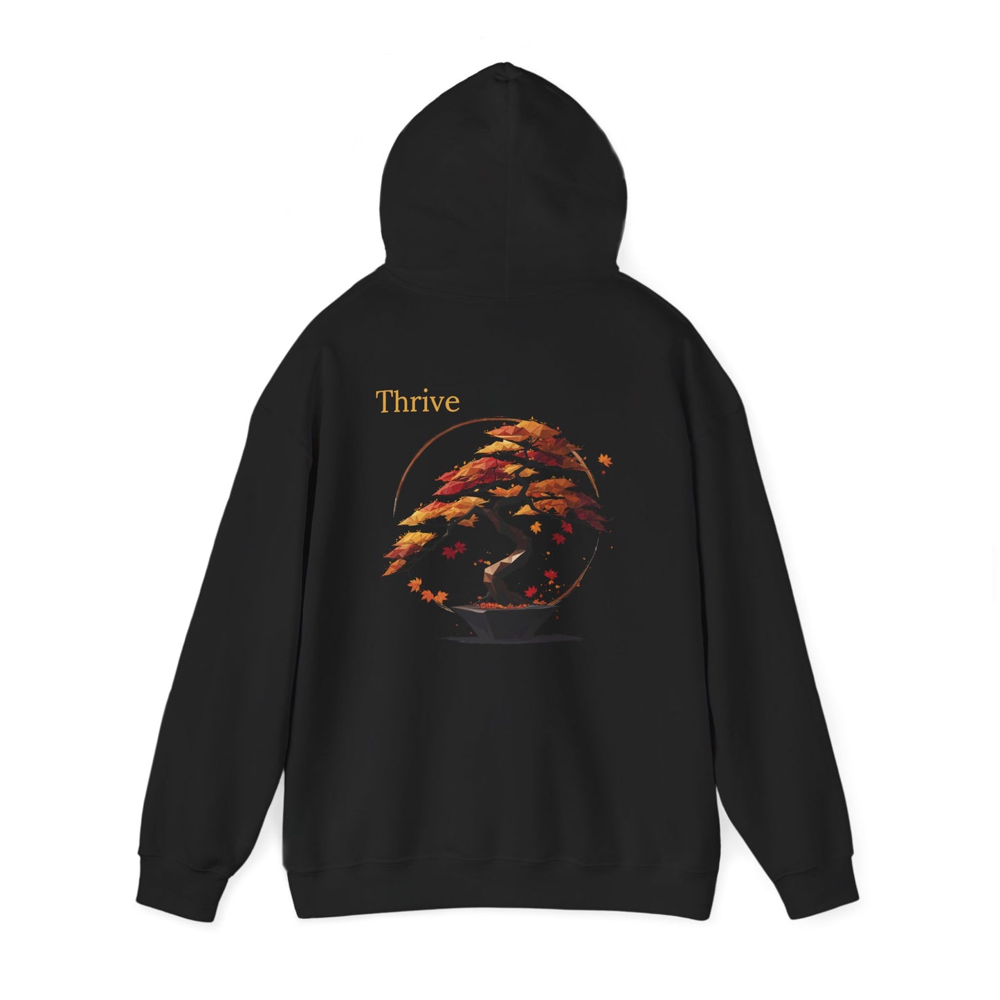 Black | Thrive Hoodie, back view 2