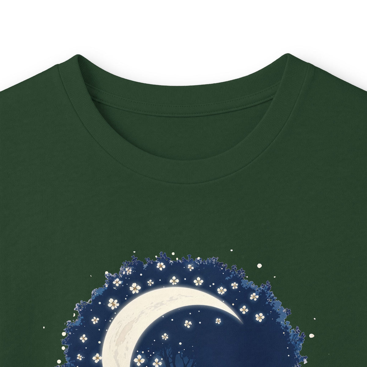Forest Green | Nature's Rhythm Long Sleeve Tee, folded view