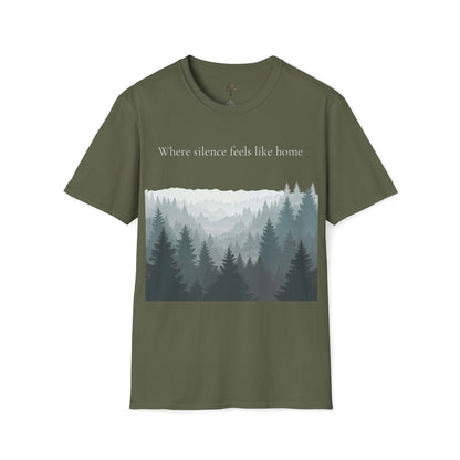 Military Green | Where SIlence feels like home, front view